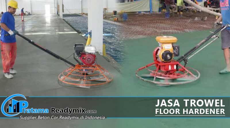 harga jasa trowel floor hardener