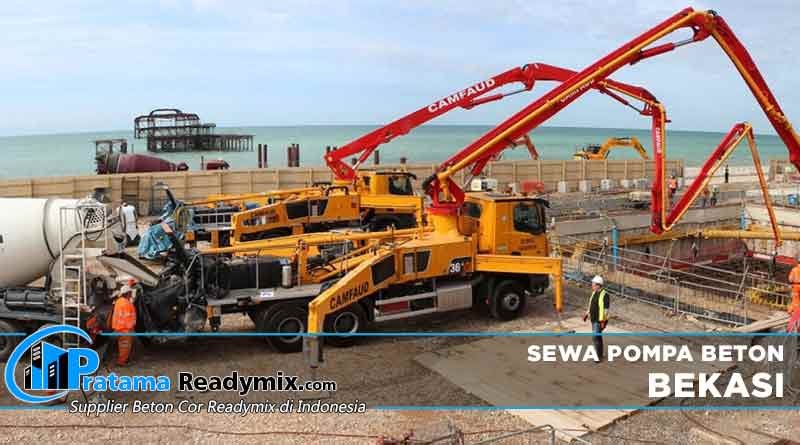 harga sewa pompa beton Bekasi