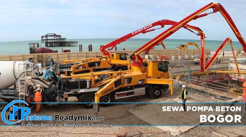 harga sewa pompa beton Bogor